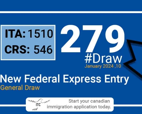Federal Express Entry Draw 279 | 1510 invitations to Apply issued