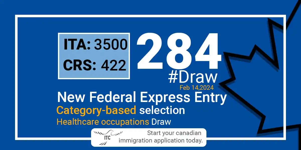 Federal Express Entry Category-based Draw 284