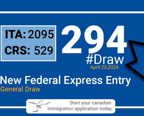 Latest Express Entry Draw Results 2024 Minimum CRS and ITA for Draw 294