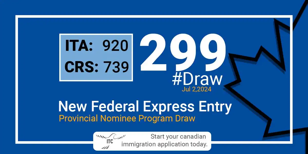 Latest Express Entry Draw Results 2024 Minimum CRS and ITA for Draw 299