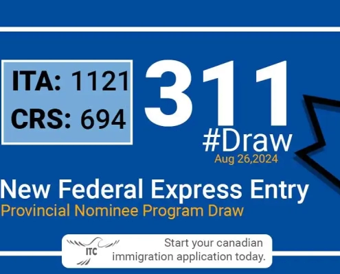 Latest Express Entry Draw Results 2024 Minimum CRS and ITA for Draw 311