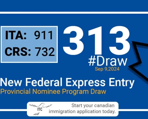 Latest Express Entry Draw Results 2024 Minimum CRS and ITA for Draw 313