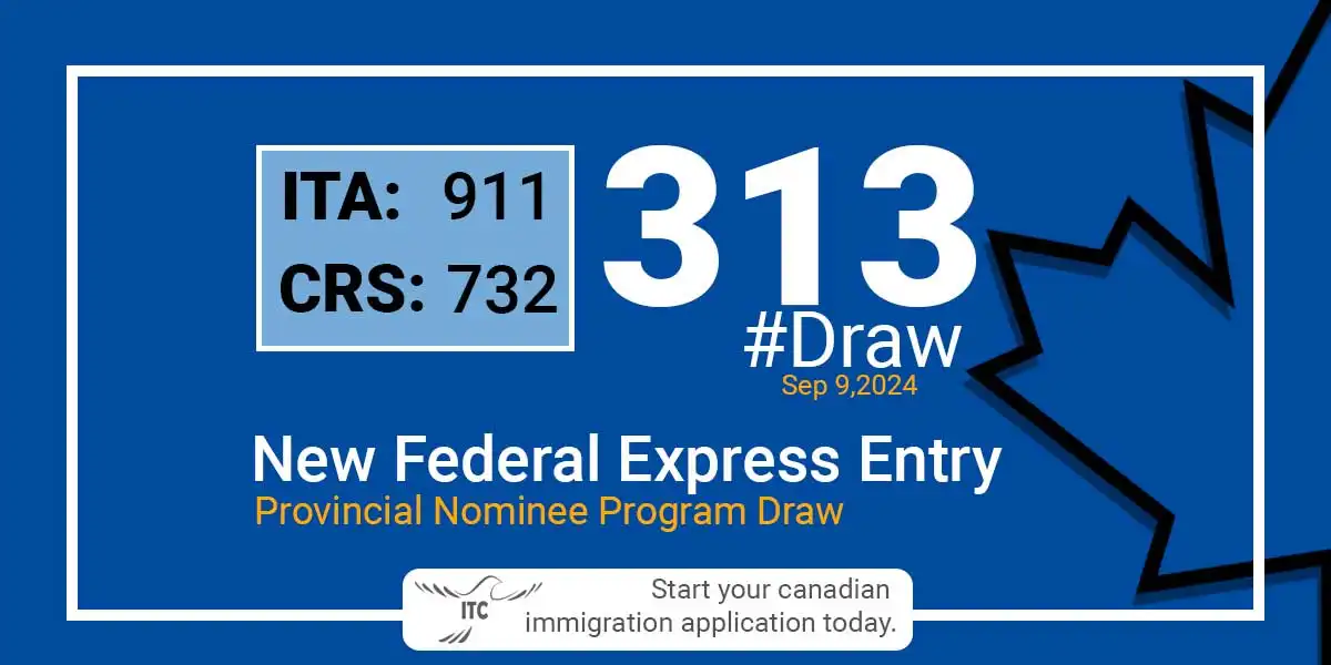 Latest Express Entry Draw Results 2024 Minimum CRS and ITA for Draw 313