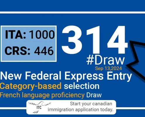 Latest Express Entry Category-based selection 2024 Draw 314