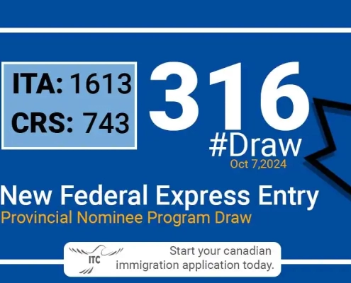 Latest Express Entry Draw Results 2024 Minimum CRS and ITA for Draw 316