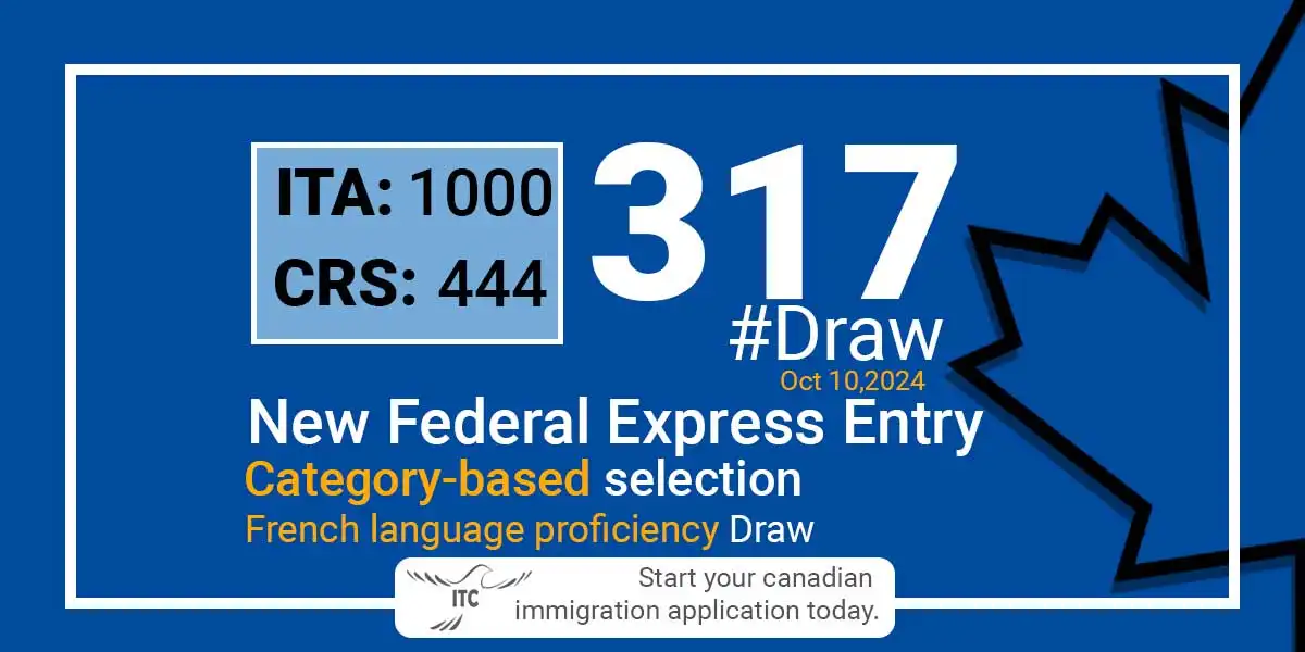 Latest Express Entry Category-based selection 2024 Draw 314