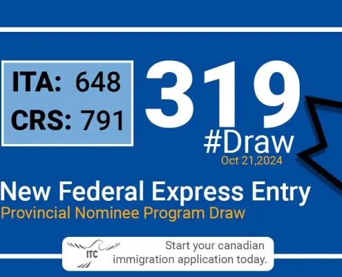 Latest Express Entry Draw Results 2024 Minimum CRS and ITA for Draw 319