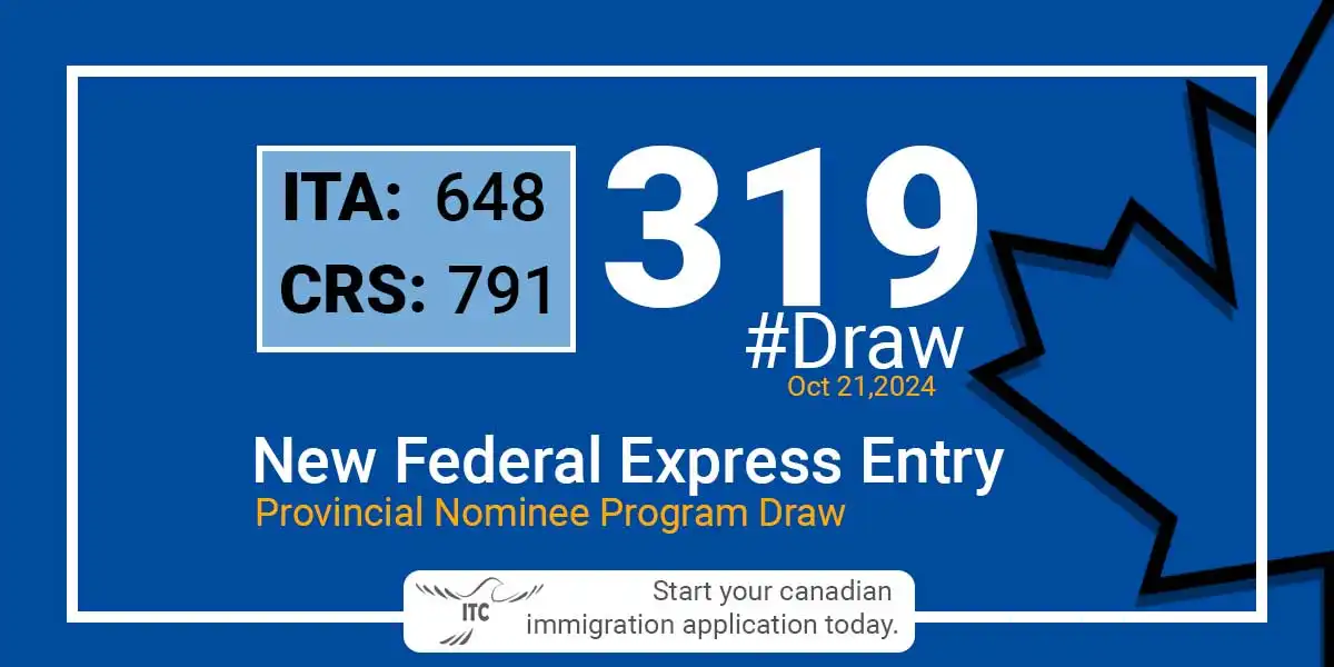 Latest Express Entry Draw Results 2024 Minimum CRS and ITA for Draw 319