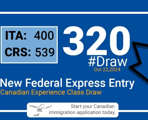 Latest Express Entry Draw Results 2024 Minimum CRS and ITA for Draw 320