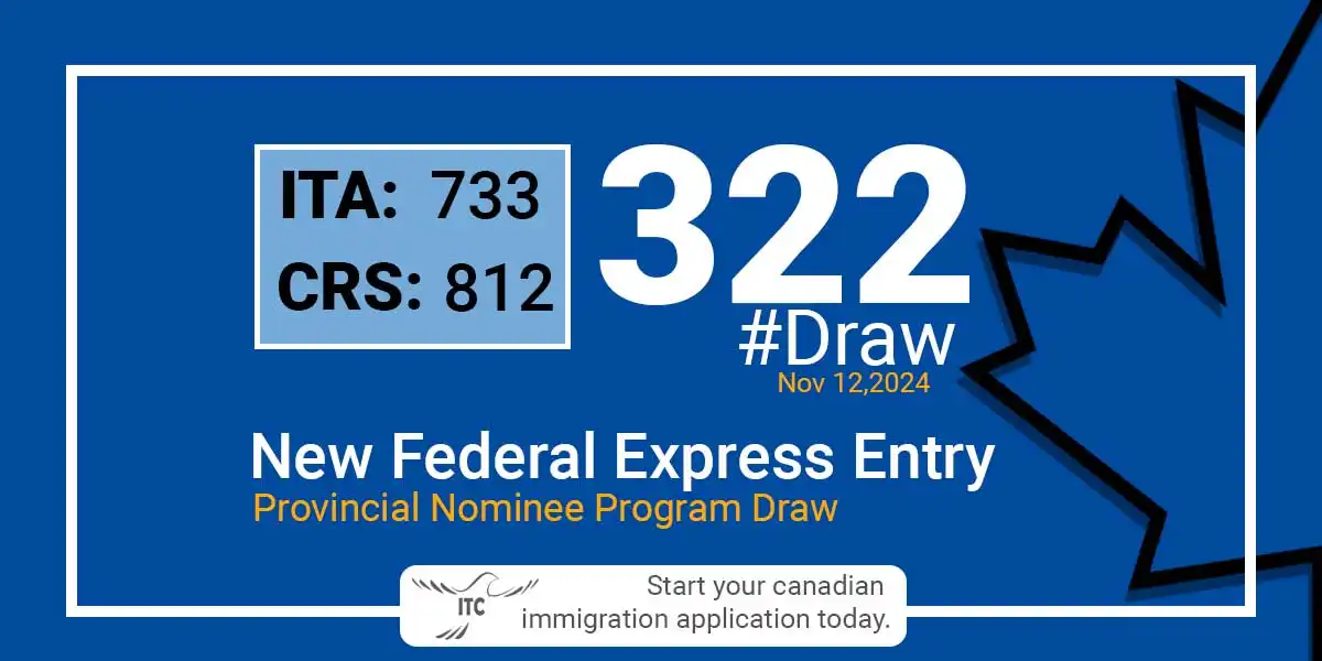 Latest Express Entry Draw Results 2024 Minimum CRS and ITA for Draw 322