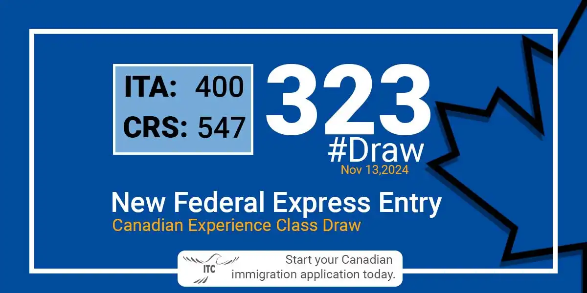 Latest Express Entry Draw Results 2024 Minimum CRS and ITA for Draw 323