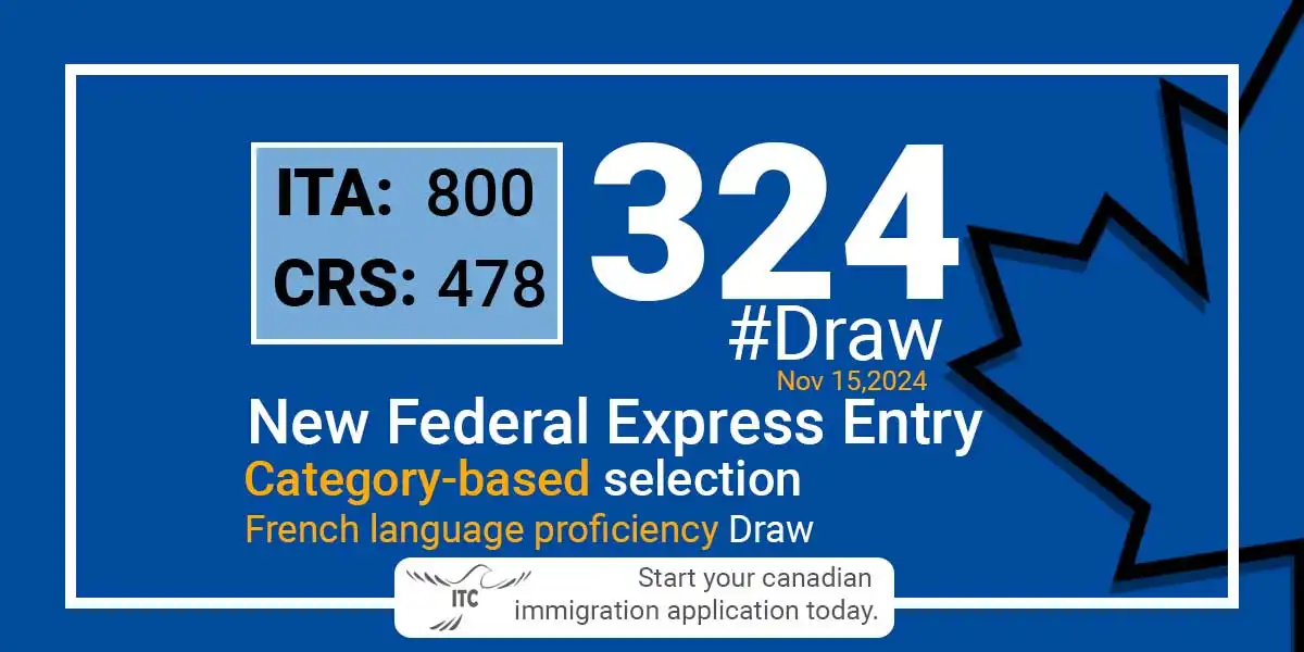 Latest Express Entry Category-based selection 2024 Draw 314