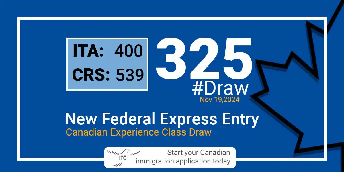 Latest Express Entry Draw Results 2024 Minimum CRS and ITA for Draw 325